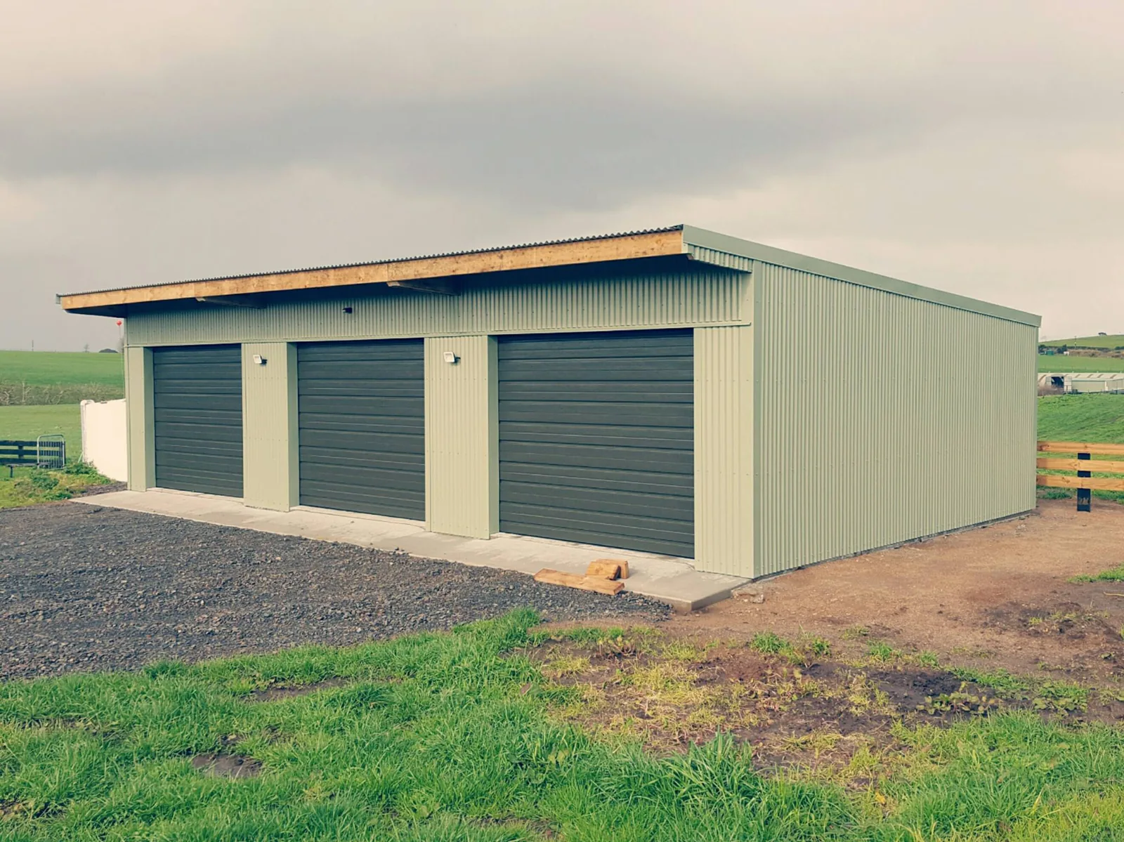 Garage and storage building