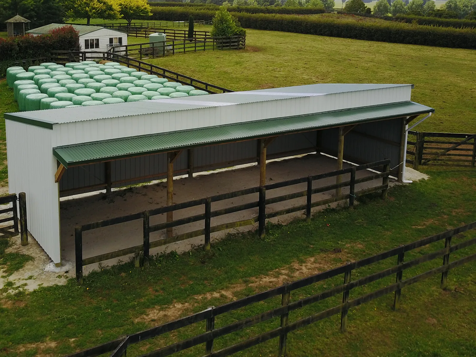Farm shelter built by We Do It All Ltd